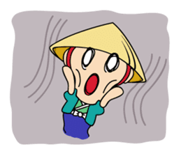 Kusatsu City's official mascot"Tabimaru" sticker #7964643