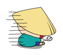 Kusatsu City's official mascot"Tabimaru" sticker #7964648