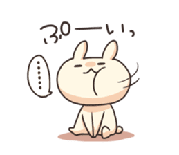 Shiro the rabbit Part2 sticker #7964838