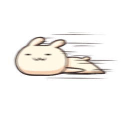 Shiro the rabbit Part2 sticker #7964866