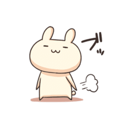 Shiro the rabbit Part2 sticker #7964867