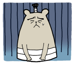 Sea otter THE SAMURAI sticker #7964999