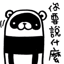 Black and White Bear 5 sticker #7965938