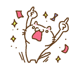 Cat to cheer sticker #7966385