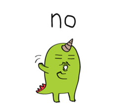 Antenna Head ,1 Horn Monster & Ghost kun sticker #7966931