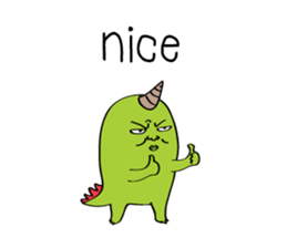 Antenna Head ,1 Horn Monster & Ghost kun sticker #7966933