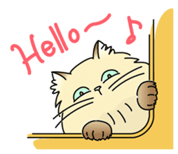 Cheeky Persian Cat Vol.2 sticker #7967104