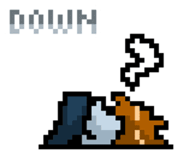 Pixcel Characters Status Effect vol.02 sticker #7967472