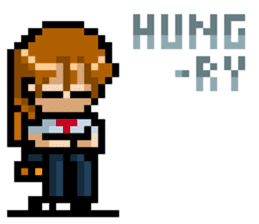 Pixcel Characters Status Effect vol.02 sticker #7967485