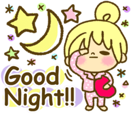 Drawing girls sticker 1 sticker #7968190