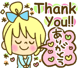 Drawing girls sticker 1 sticker #7968191