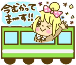 Drawing girls sticker 1 sticker #7968197