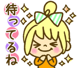 Drawing girls sticker 1 sticker #7968205