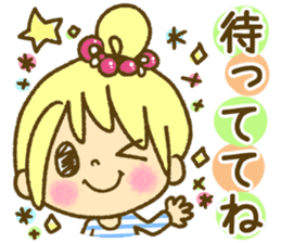 Drawing girls sticker 1 sticker #7968206