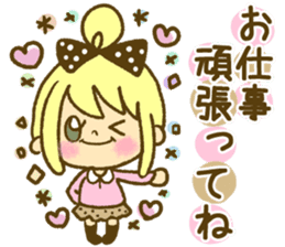 Drawing girls sticker 1 sticker #7968208