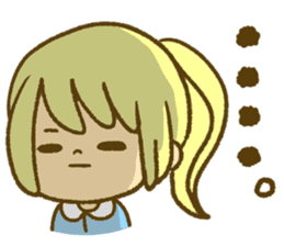 Drawing girls sticker 1 sticker #7968213