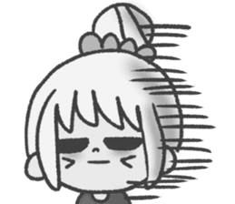 Drawing girls sticker 1 sticker #7968214