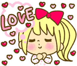 Drawing girls sticker 1 sticker #7968219