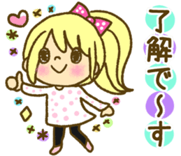 Drawing girls sticker 1 sticker #7968221