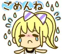 Drawing girls sticker 1 sticker #7968223