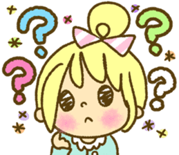 Drawing girls sticker 1 sticker #7968224