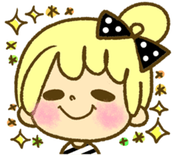 Drawing girls sticker 1 sticker #7968227