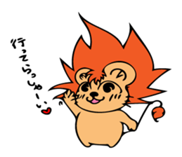 Cheerful Lion and Carefree Rabbit sticker #7968468