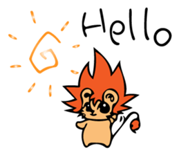 Cheerful Lion and Carefree Rabbit sticker #7968472