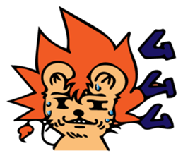 Cheerful Lion and Carefree Rabbit sticker #7968473