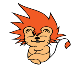 Cheerful Lion and Carefree Rabbit sticker #7968475