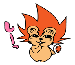 Cheerful Lion and Carefree Rabbit sticker #7968483