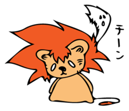 Cheerful Lion and Carefree Rabbit sticker #7968492