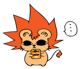 Cheerful Lion and Carefree Rabbit sticker #7968496