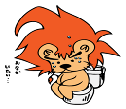 Cheerful Lion and Carefree Rabbit sticker #7968499