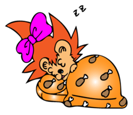 Cheerful Lion and Carefree Rabbit sticker #7968504