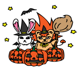 Cheerful Lion and Carefree Rabbit sticker #7968506