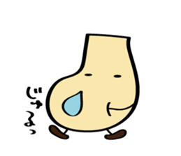 rakkyokun sticker #7968924