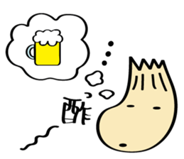 rakkyokun sticker #7968925