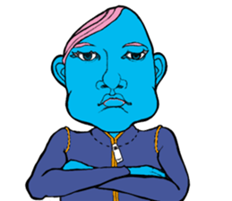 Feelings . Many people sticker #7969010