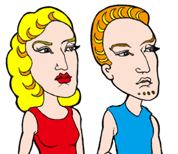 Feelings . Many people sticker #7969016