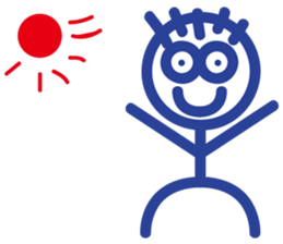 stick person BOU sticker #7969348