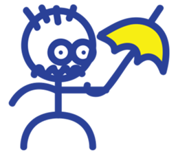 stick person BOU sticker #7969349