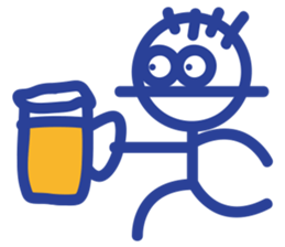 stick person BOU sticker #7969352