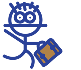 stick person BOU sticker #7969355