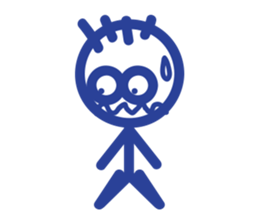 stick person BOU sticker #7969359