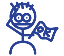 stick person BOU sticker #7969360
