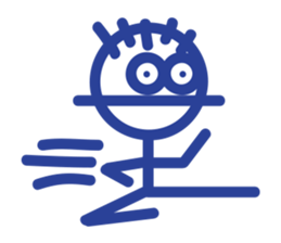 stick person BOU sticker #7969368