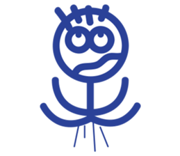 stick person BOU sticker #7969370