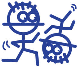 stick person BOU sticker #7969372