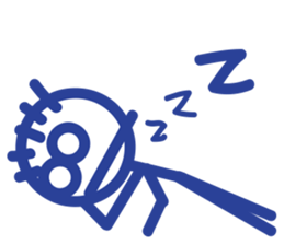 stick person BOU sticker #7969374